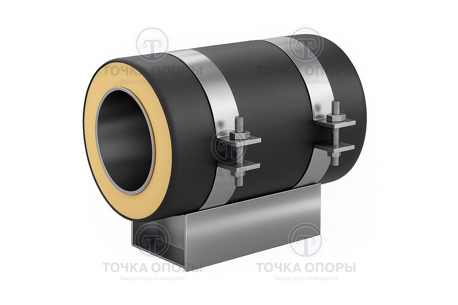 Скользящая опора СПОк 720/900.200 подкладная канальная для труб в ППУ