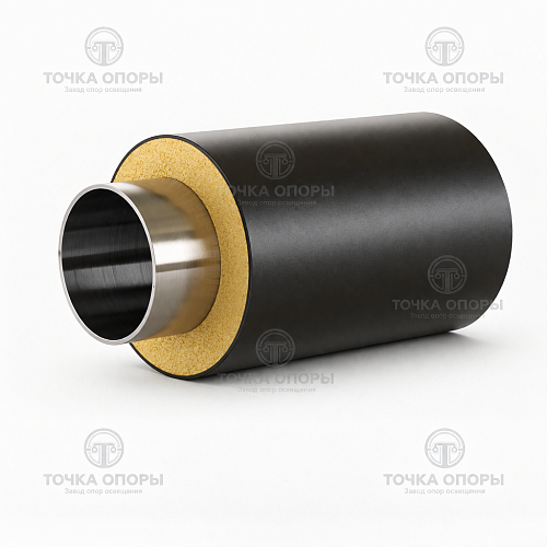 Труба ППУ полиэтиленовая оболочка 400х273х7 мм ГОСТ 30732-2006