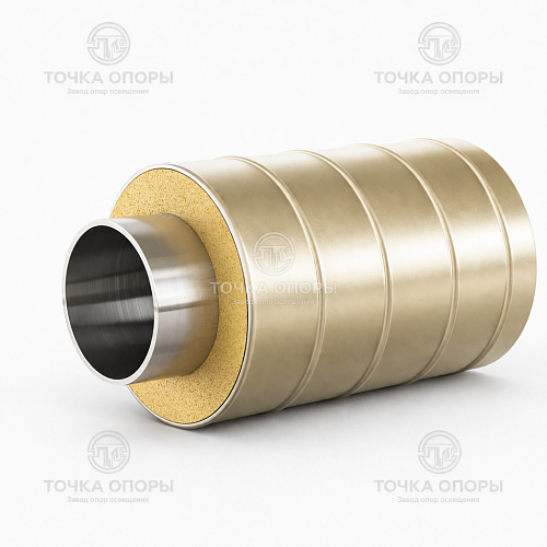 Труба ППУ стальная оболочка 1600х1420х12 мм ГОСТ 30732-2006