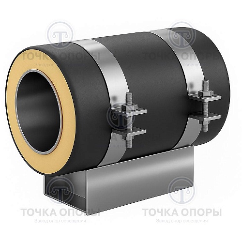 Скользящая опора СПОк 920/1100.100 подкладная канальная для труб в ППУ