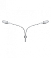 К2-0,5-1,0-180-Ф4 двухрожковый разнонаправленный под 180° консольный кронштейн